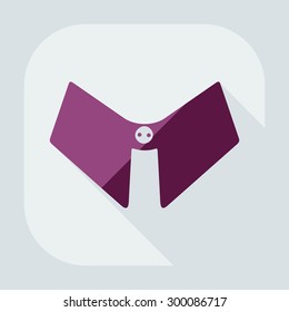 Flat modern design with shadow icon male collar