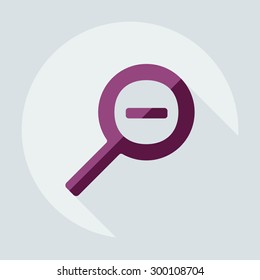 Flat modern design with shadow icon player