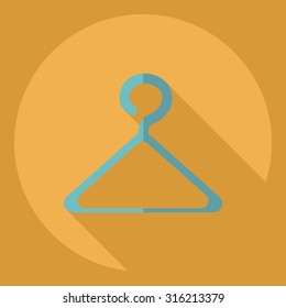 Flat modern design with shadow  Icon cloth