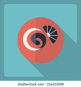 Flat modern design with shadow  Icon attribute