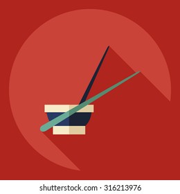 Flat modern design with shadow  Icon  noodles
