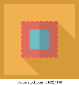Flat modern design with shadow  Icon pasta
