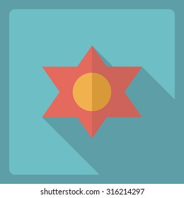 Flat modern design with shadow  Icon pasta