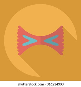 Flat modern design with shadow  Icon pasta