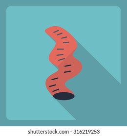 Flat modern design with shadow  Icon pasta