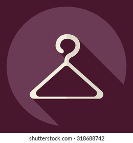 Flat modern design with shadow  Icon cloth