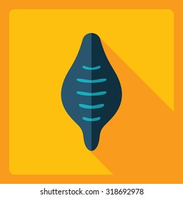 Flat modern design with shadow  Icon pasta