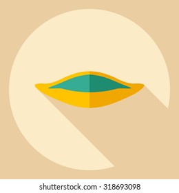 Flat modern design with shadow  Icon pasta