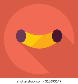 Flat modern design with shadow  Icon pasta
