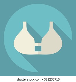 Flat modern design with shadow  Icon underwear