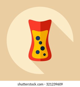 Flat modern design with shadow  Icon water