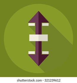 Flat modern design with shadow  Icon settings