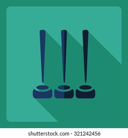 Flat modern design with shadow  Icon rolls set