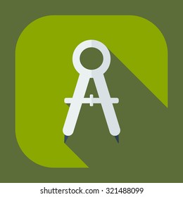 Flat modern design with shadow  Icon dividers