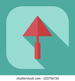Flat modern design with shadow icon spatula