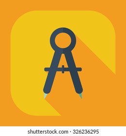Flat modern design with shadow  Icon dividers