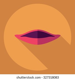 Flat modern design with shadow  Icon pasta