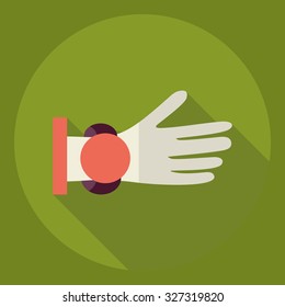 Flat modern design with shadow  Icon Gadgets