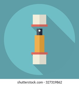 Flat modern design with shadow  Icon cologne