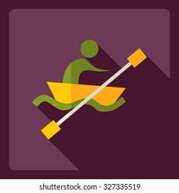 Flat modern design with shadow  Icon stick figure