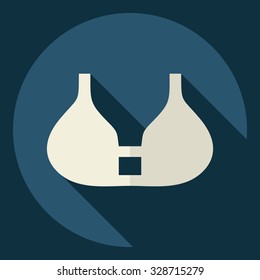 Flat modern design with shadow  Icon underwear