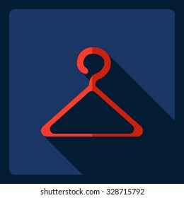 Flat modern design with shadow  Icon cloth