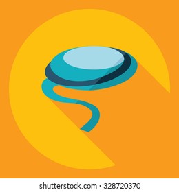 Flat modern design with shadow  Icon pasta