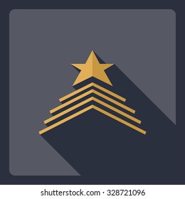 Flat modern design with shadow  Icon theater