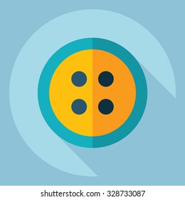 Flat modern design with shadow  Icon button