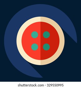Flat modern design with shadow  Icon button