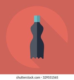 Flat modern design with shadow  Icon water