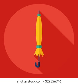 Flat modern design with shadow  Icon umbrella