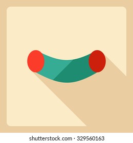 Flat modern design with shadow  Icon pasta