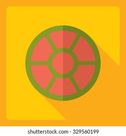Flat modern design with shadow  Icon pasta