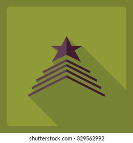 Flat modern design with shadow  Icon theater