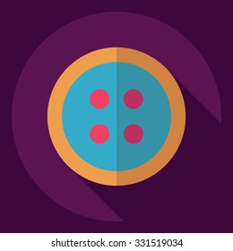 Flat modern design with shadow  Icon button