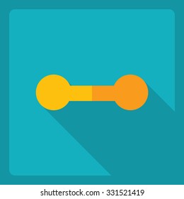 Flat modern design with shadow  Icon weight