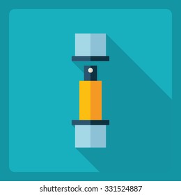 Flat modern design with shadow  Icon cologne