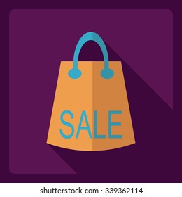 Flat modern design with shadow  Icon sale