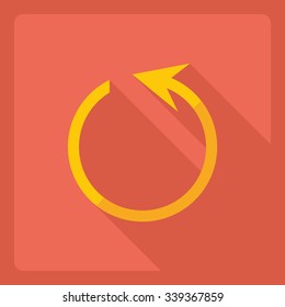 Flat modern design with shadow  Icon iteration