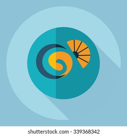 Flat modern design with shadow  Icon attribute