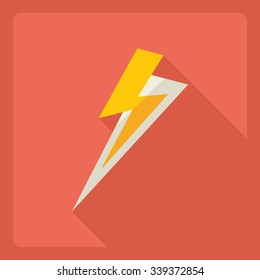 Flat modern design with shadow  Icon storm