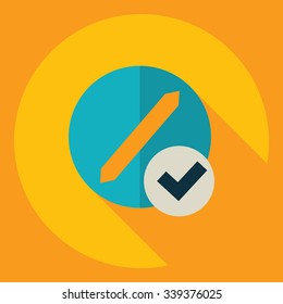 Flat modern design with shadow  Icon pills