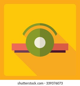 Flat modern design with shadow  Icon ENT