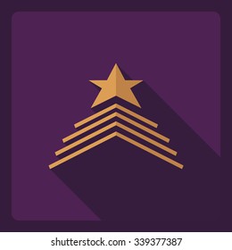 Flat modern design with shadow  Icon theater