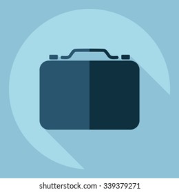 Flat modern design with shadow  Icon case