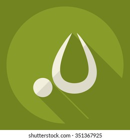 Flat modern design with shadow  Icon stick figure 