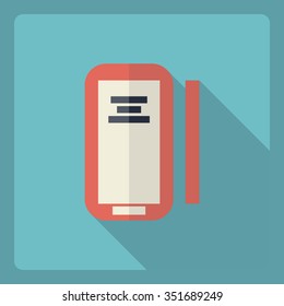 Flat modern design with shadow  Icon Gadgets
