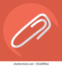 Flat modern design with shadow  Icon