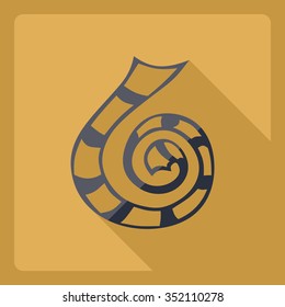 Flat modern design with shadow  Icon reel of film